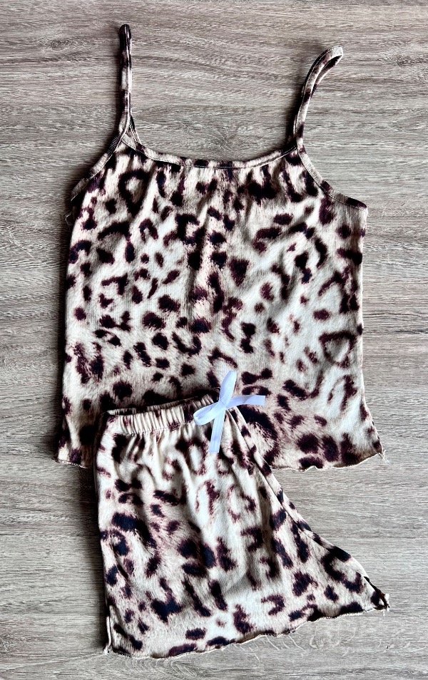 Producto - Animal print marron y blanco