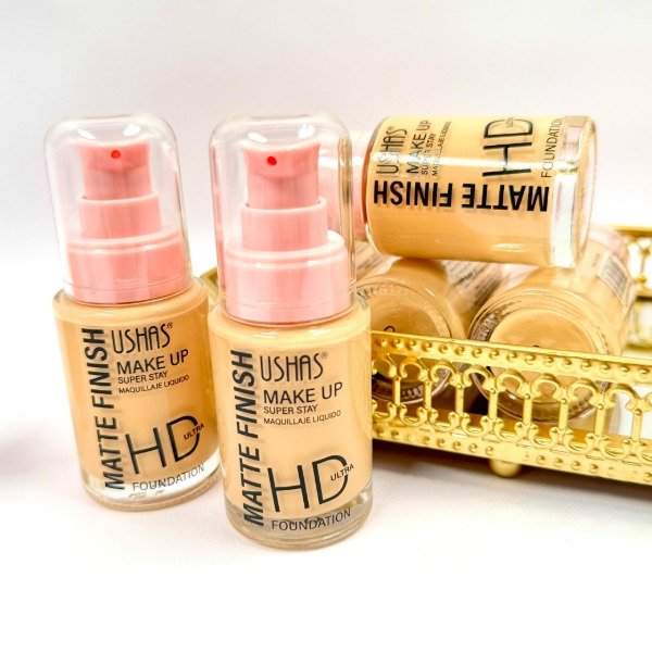 Producto - UFS008B BASE DE MAQUILLAJE MATTE FINISH HD USHAS X1U