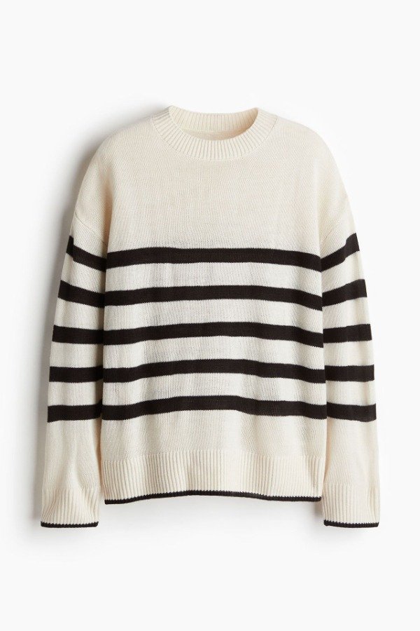 Producto - Sweaters rayado natural