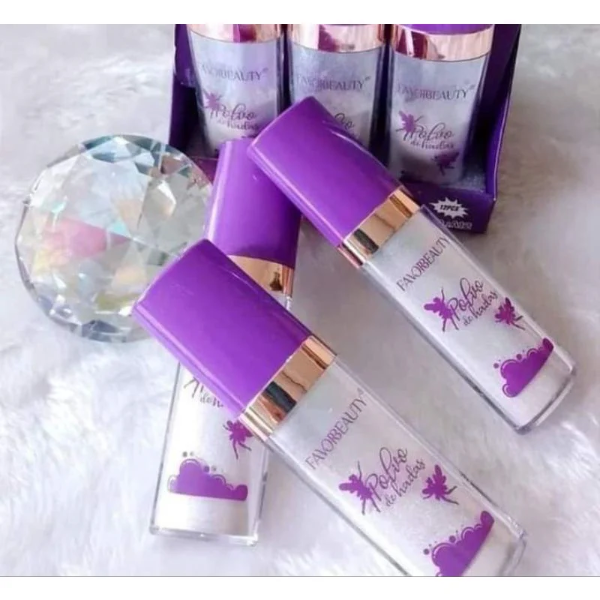 Producto - polvo de hada glitter iluminador favor beauty
