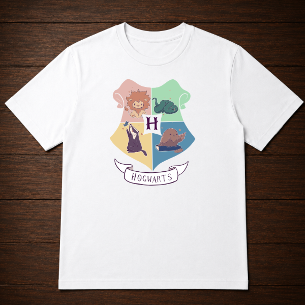 Producto - Remera - Escudo hogwarts animado (Harry potter) - 2