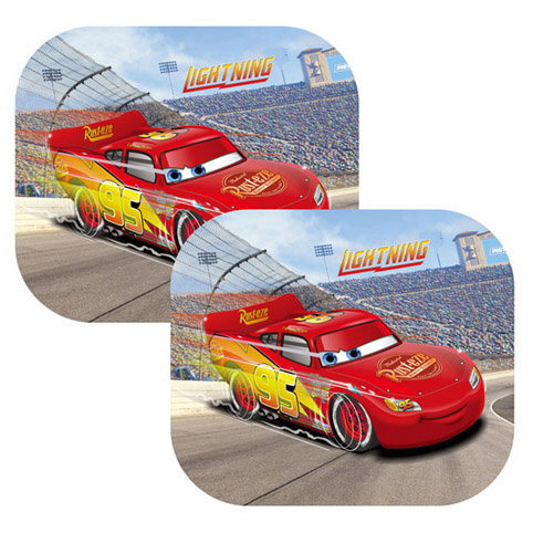 Producto - JGO CORTINA DISNEY LATERAL PLEGABLE CARS CARRERA. 44x38CM