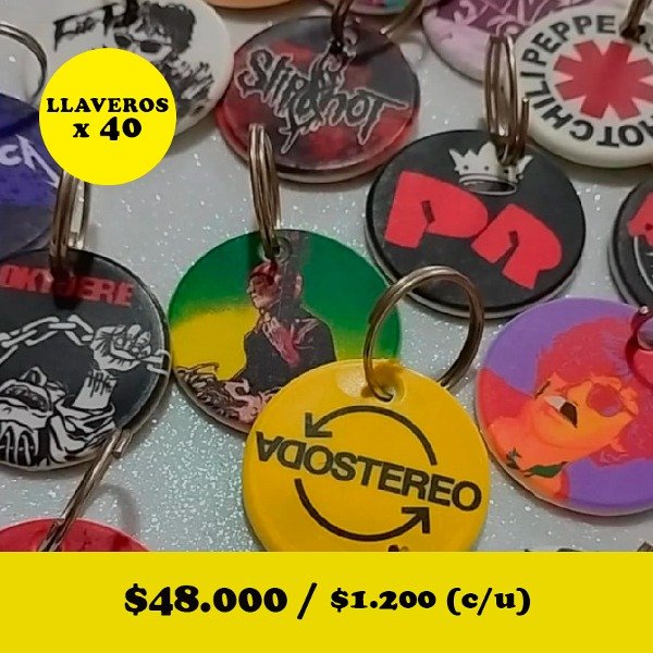 Producto - Llaveros x 40 unidades