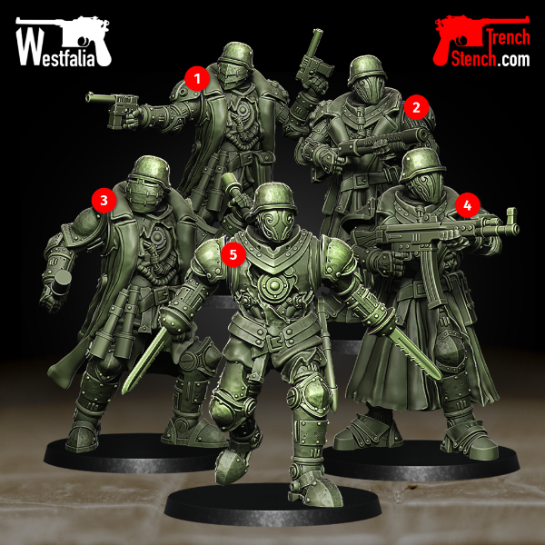 Producto - Infantería del Cuerpo de Cadáveres 2 - Trench Crusade