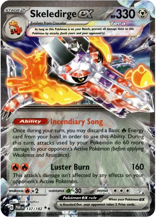 Producto - Skeledirge ex - 137/182 - Paradox Rift - Holo