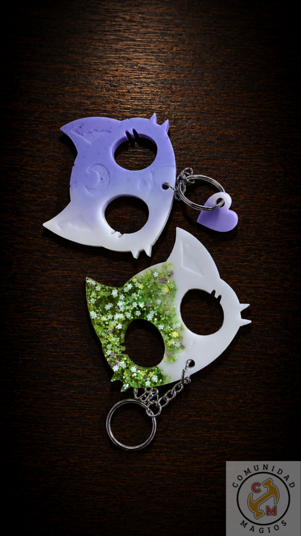 Producto - Llavero de Defensa Personal Gatito Luna Inspirado en Sailor Moon