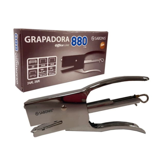 Producto - ABROCHADORA SABONIS PINZA 24/6 26/6 G880