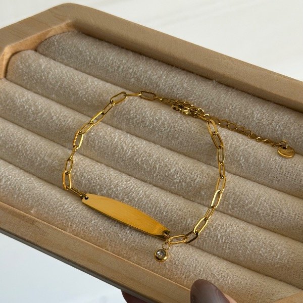 Producto - Pulsera Caro dorada