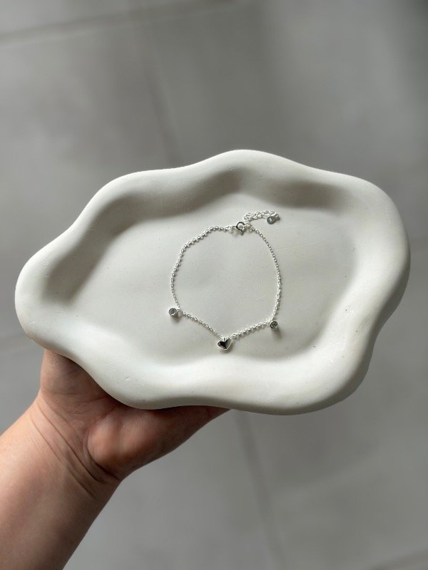 Producto - Pulsera corazón + 2 puntos de luz colgantes