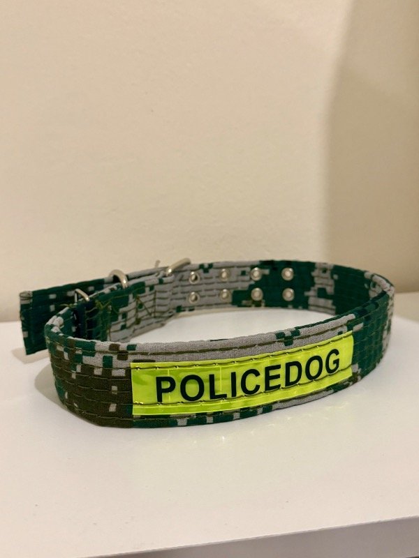 Producto - collar police dog reflectivo 5.0