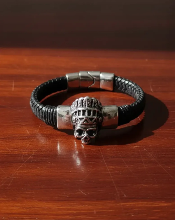 Producto - Pulsera cacique skull