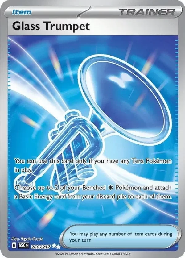 Producto - GLASS TRUMPET 260/217 ASCENDED HEROES POKEMON