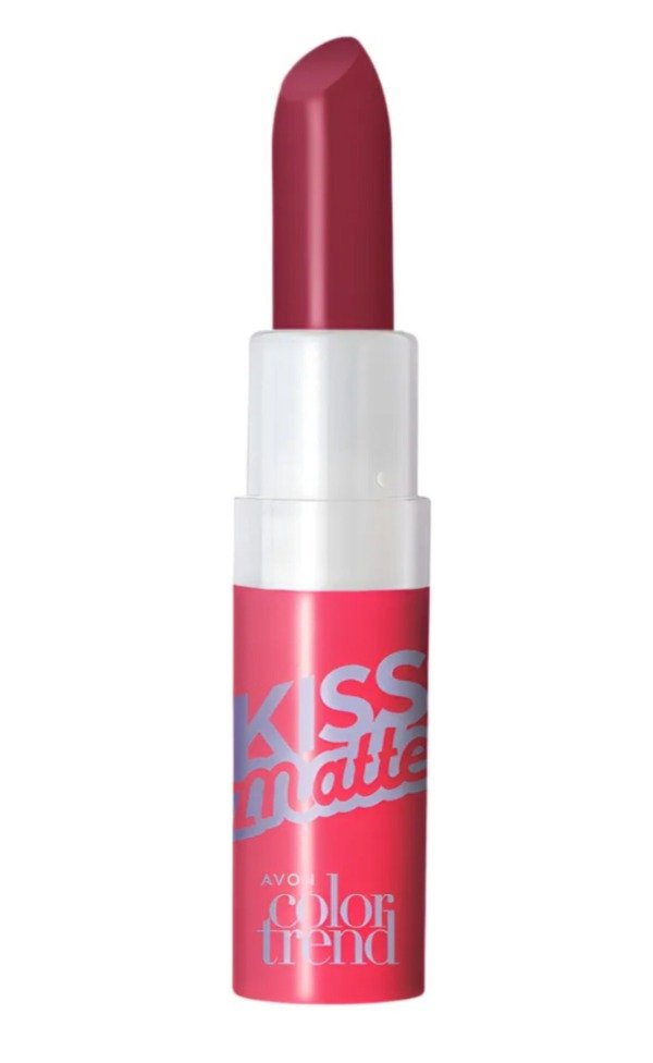 Producto - Labial Kiss Matte Malva Avón Color Trend