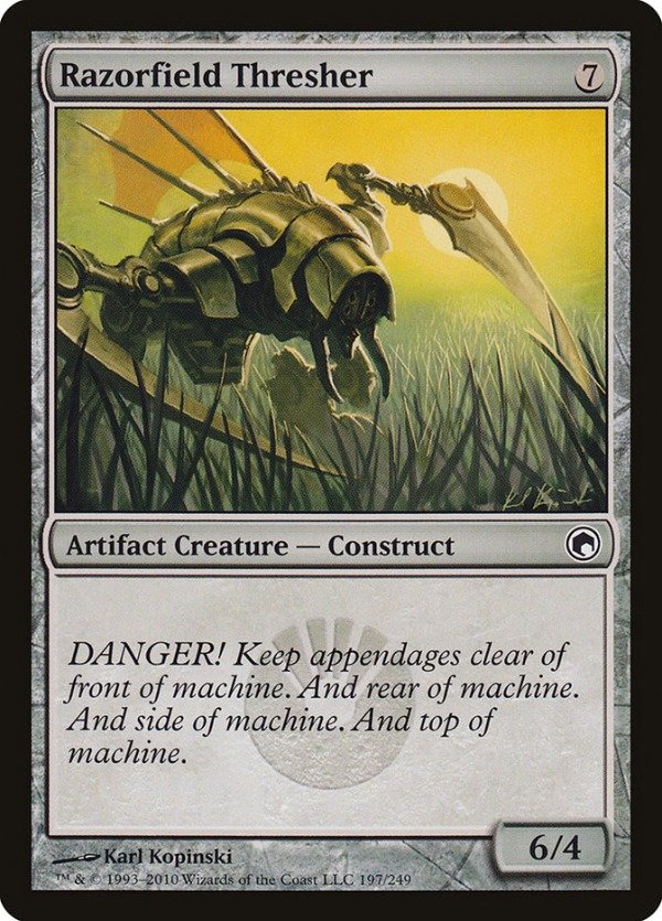 Producto - Razorfield Thresher  Scars of Mirrodin