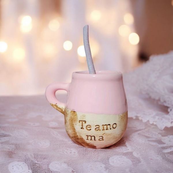 Producto - MATE RÚSTICO MAMÁ X6