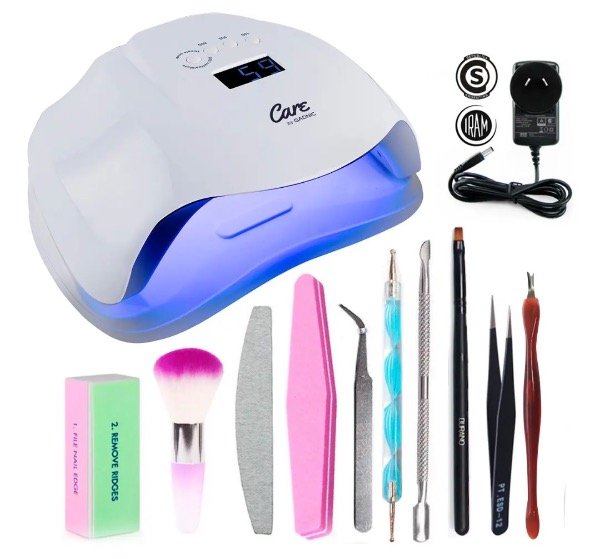 Producto - cabina de uñas 54 w incluye set de herramientas gratis