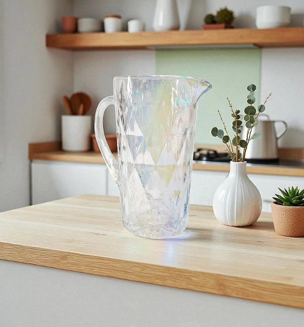 Producto - Jarra vidrio DIAMANTE -  1lt.