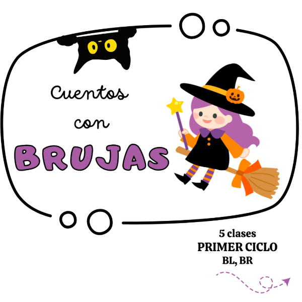 Producto - Cuentos con brujas. BR,BL. Primer ciclo