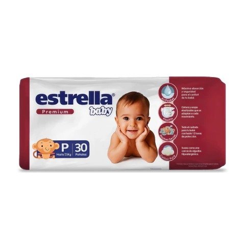 Producto - Pañal Estrella Premium talle P