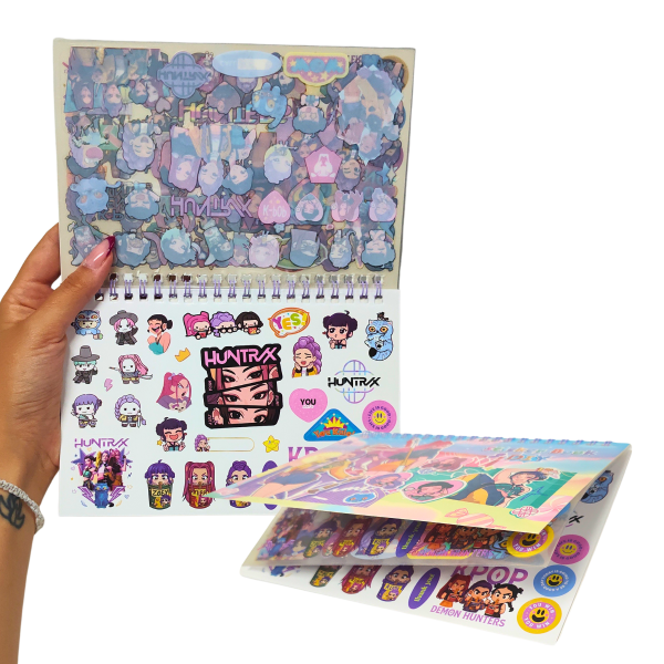 Producto - Libro de Stickers GUERRERAS K-POP x1u.