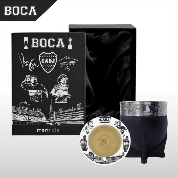 Producto - BOX MATE CON BOMBILLA Y CAJA DE PRESENTACIÓN EXCLUSIVO BOCA 4 ÍDOLOS - 5