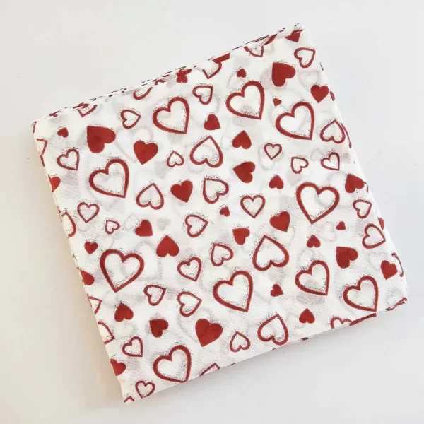 Producto - Servilleta corazones x 20 un