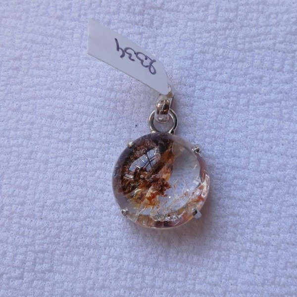 Producto - Dije Plata 925 con lodolita redonda