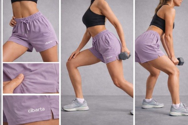 Producto - SHORT Deportivo Cibarta Sport Modelo MOZAMBIQUE lila