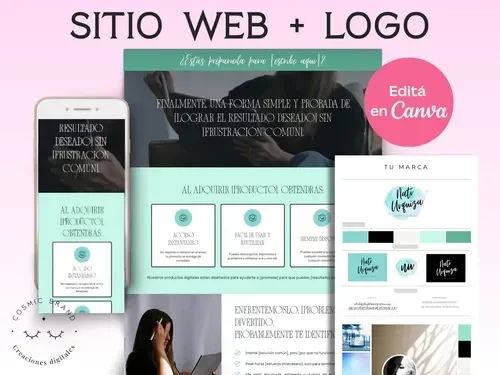 Producto - Sitio web de productos digitales + logo