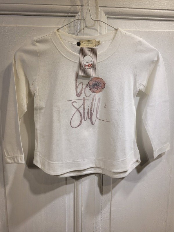 Producto - Remera VAN DIKE be still Nueva Con etiqueta Talle 4 años - PRECIO: 12X