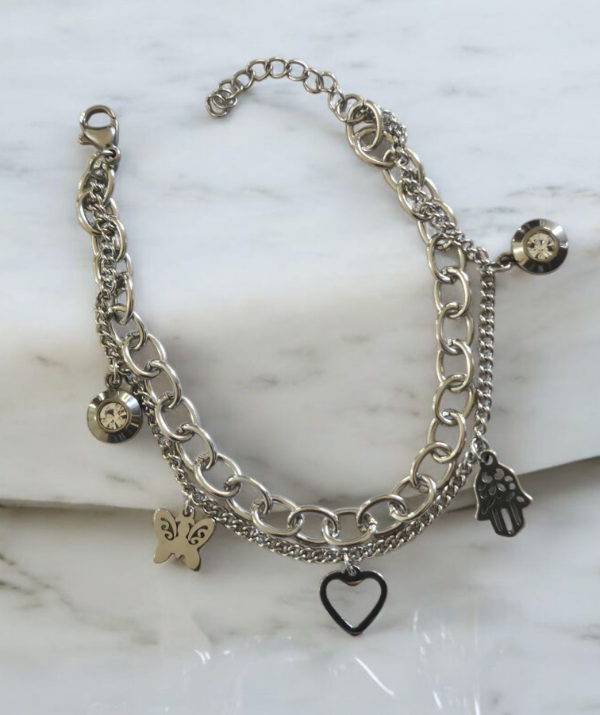 Producto - Pulsera doble varios dijes