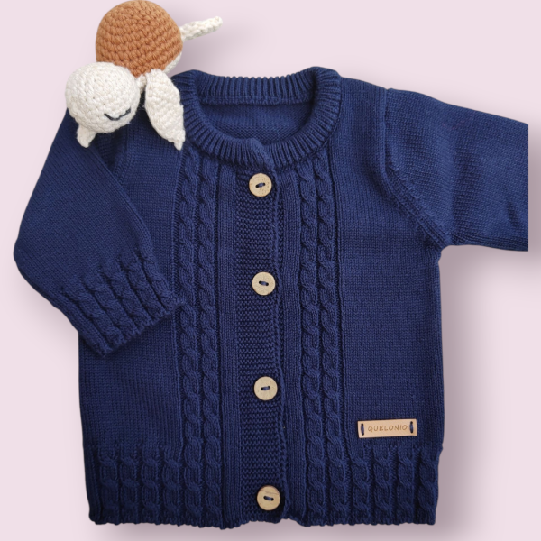 Producto - CAMPERA CON OCHITOS AZUL