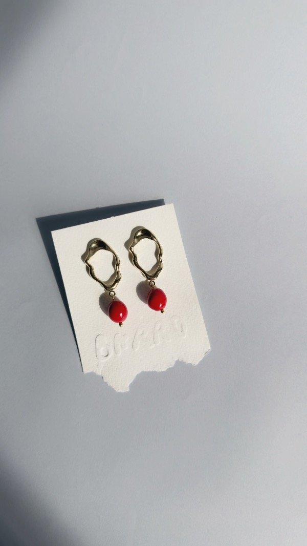 Producto - Aro forma rojo (dorado)