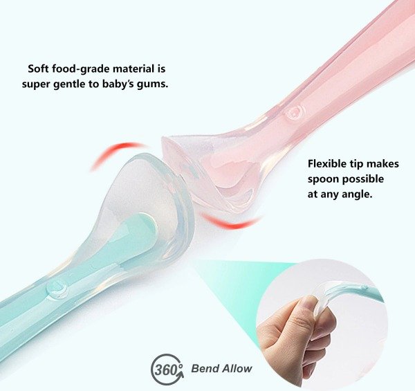 Producto - Cuchara de silicona flexible Libre de BPA