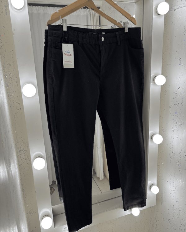 Producto - Jean Chupin Negro Elastizado