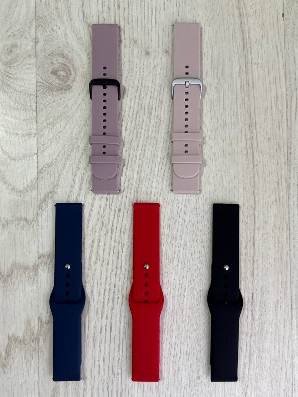 Producto - CORREA MALLA DE SILICONA CON PERNO PARA SMARTWATCH DE 20MM