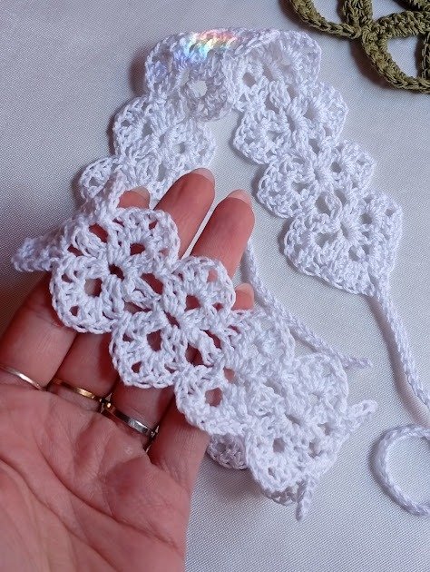 Producto - Vincha crochet Azucena