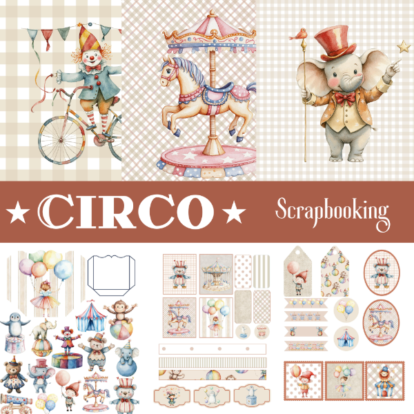 Producto - Circo - Scrapbooking - SC02