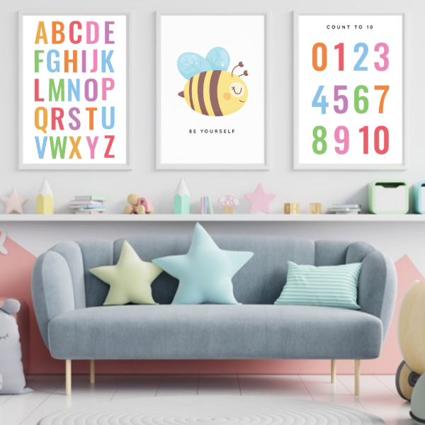 Producto - 16 laminas educativas y positivas en Ingles - PO-E08