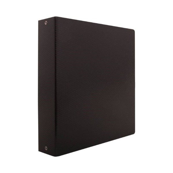 Producto - Carpeta Fibra negra Oficio  2 anillos