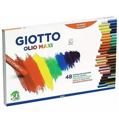 Producto - Pasteles al Óleo Giotto  Set de 48 Colores Intensos