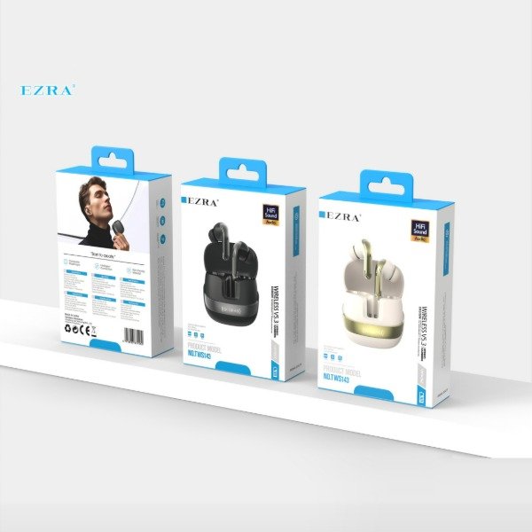 Producto - Auricular Inalambrico Bluetooth Ezra de Colores Variados TWS143.