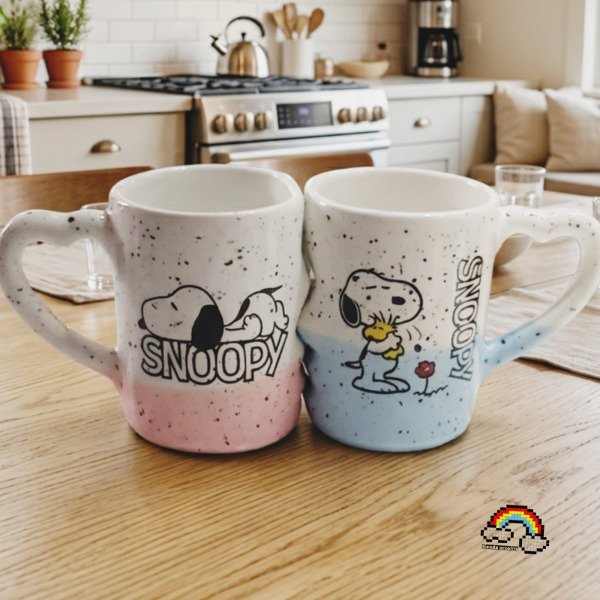 Producto - SET DE TAZAS DE CERAMICA ENCASTRABLES SNOOPY B