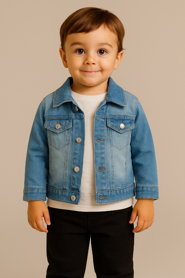 Producto - CAMPERA JEAN BEBÉ ELASTIZADA