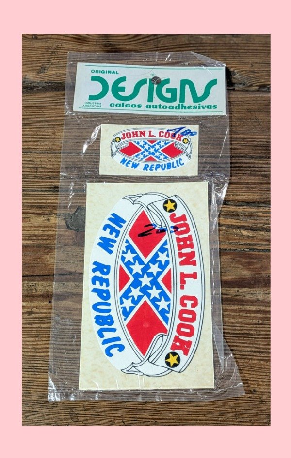Producto - Pack Calcos John L Cook 90s
