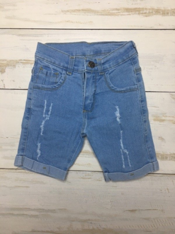 Producto - Bermuda jean rotura elastizada