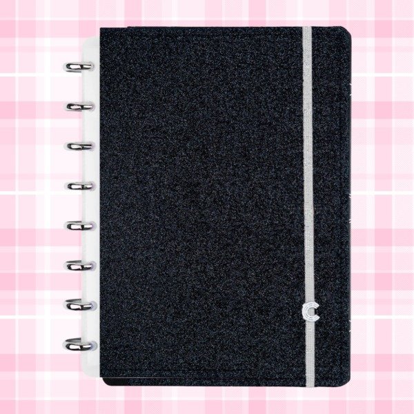 Producto - Cuaderno Inteligente A5 Glitter Black - 0