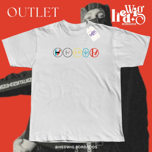 Producto - Remera Logos Twenty One Pilots - BLANCA O CREMA