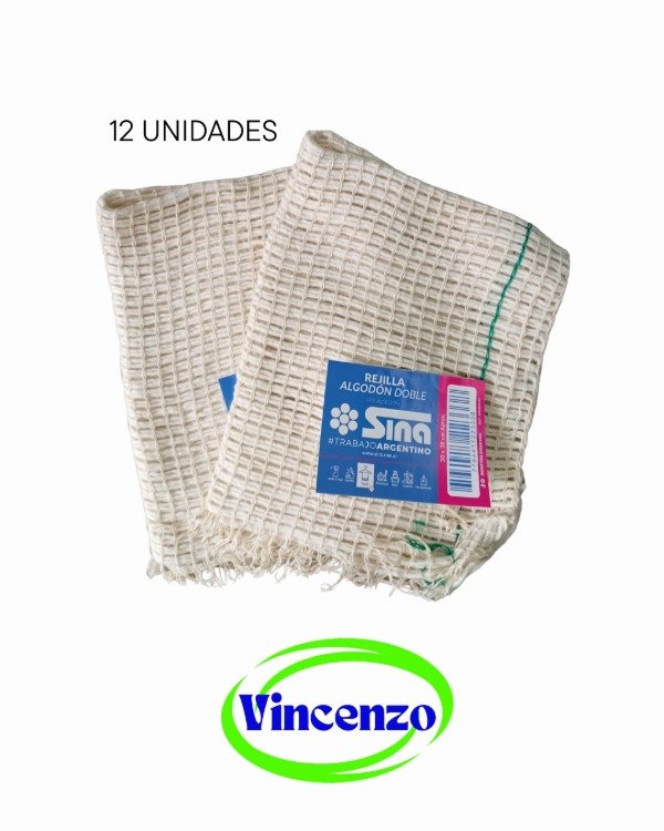 Producto - 12 REJILLA ALGODON DOBLE
