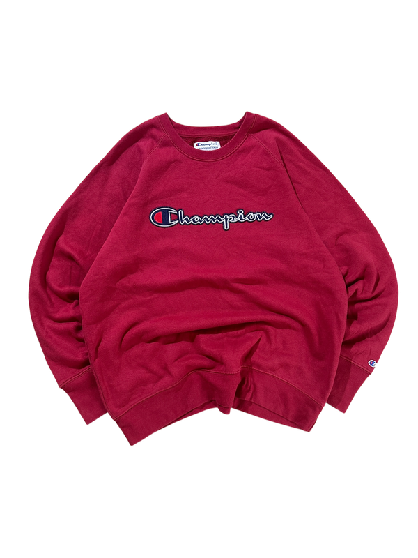 Producto - CREWNECK CHAMPION SPELL OUT BORDO T:M